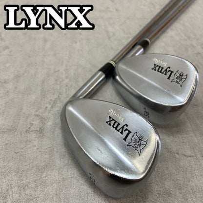 Lynx リンクス　Seville　セビル	メンズゴルフ　ウェッジ2本セット	　アプローチ　サンド　50°　58°　S	右利き用