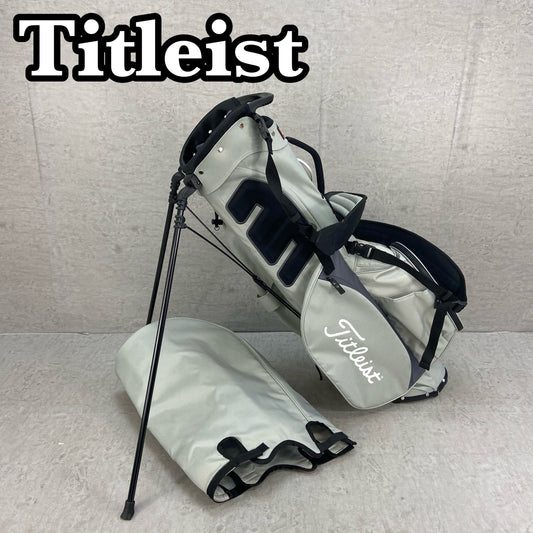 タイトリスト　キャディバッグ　スタンド式　4分割　約8型（約20cm）　約2.2Kg　グレー　Titleist