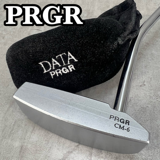 プロギア　データ　CM-6　メンズゴルフ　パター　右利き用　マレット型　35インチ　PRGR DATA