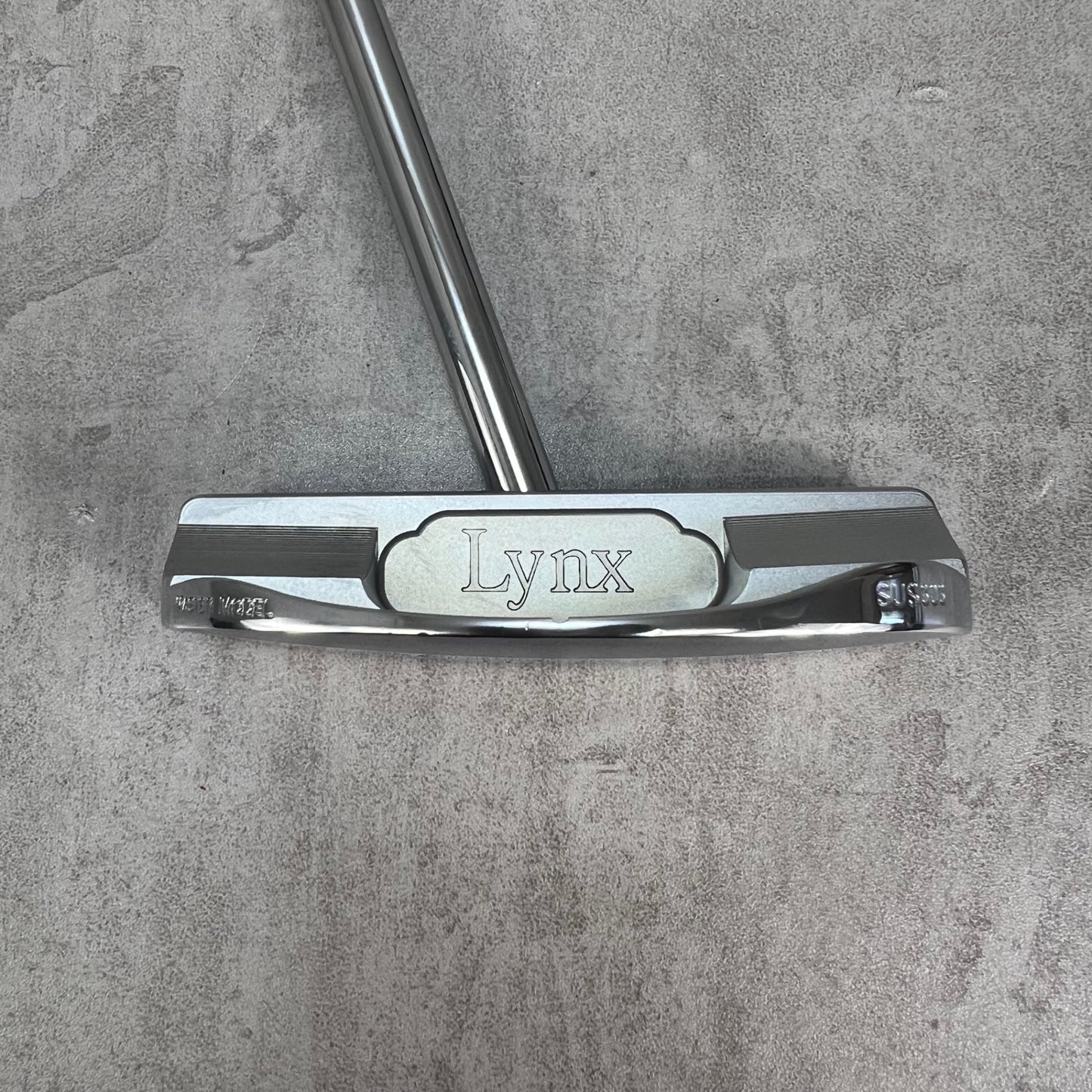 リンクス　マスターモデル　メンズゴルフ　パター　右利き用　33インチ　マレット型　センターネック　LYNX　MASTER MODEL