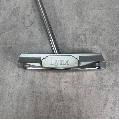 リンクス　マスターモデル　メンズゴルフ　パター　右利き用　33インチ　マレット型　センターネック　LYNX　MASTER MODEL