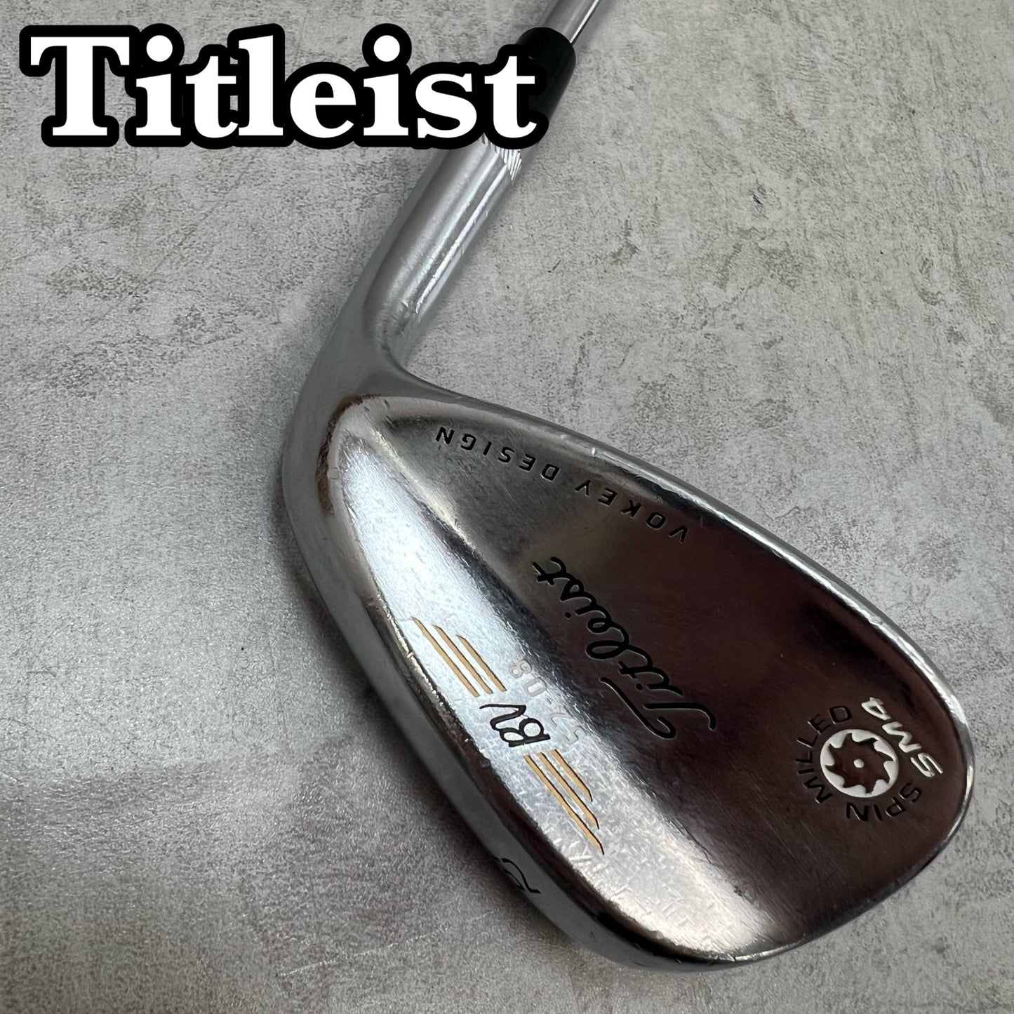 Titleist　タイトリスト	VOKEY DESIGN　ボーケイデザインメンズ　男性　ゴルフ　AW　アプローチウェッジ　52°　35インチ　D-3　S　右利き用