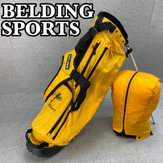 ベルディングスポーツ ゴルフ用 キャディバッグ スタンド式 ナイロン BELDING SPORTS