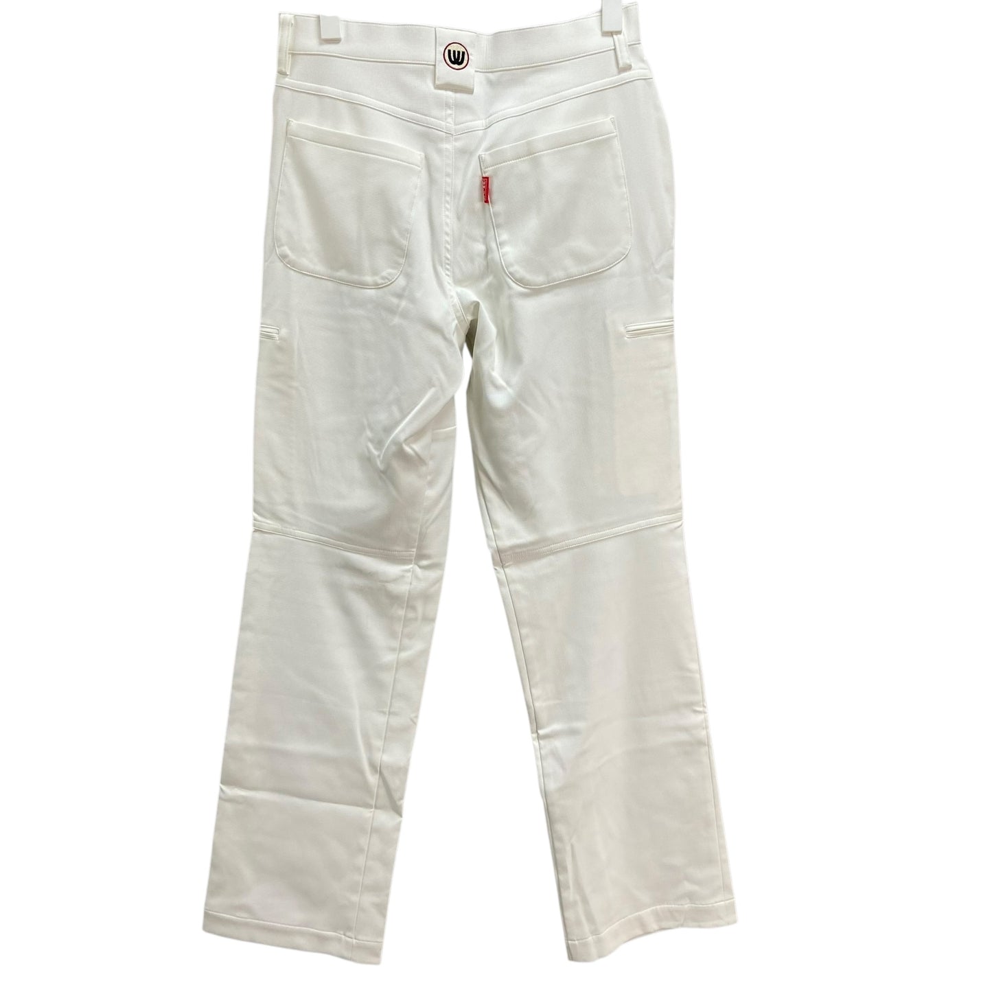 MUスポーツ　レディース　女性用 パンツ　ズボン　ロング丈　ホワイト　42号　Lサイズ