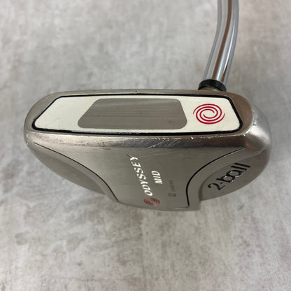 中尺　オデッセイ　ミッド　ホワイトスチール　2ボール　メンズゴルフ　パター　右利き用　ODYSSEY　MID　WHITE STEEL　2-BALL