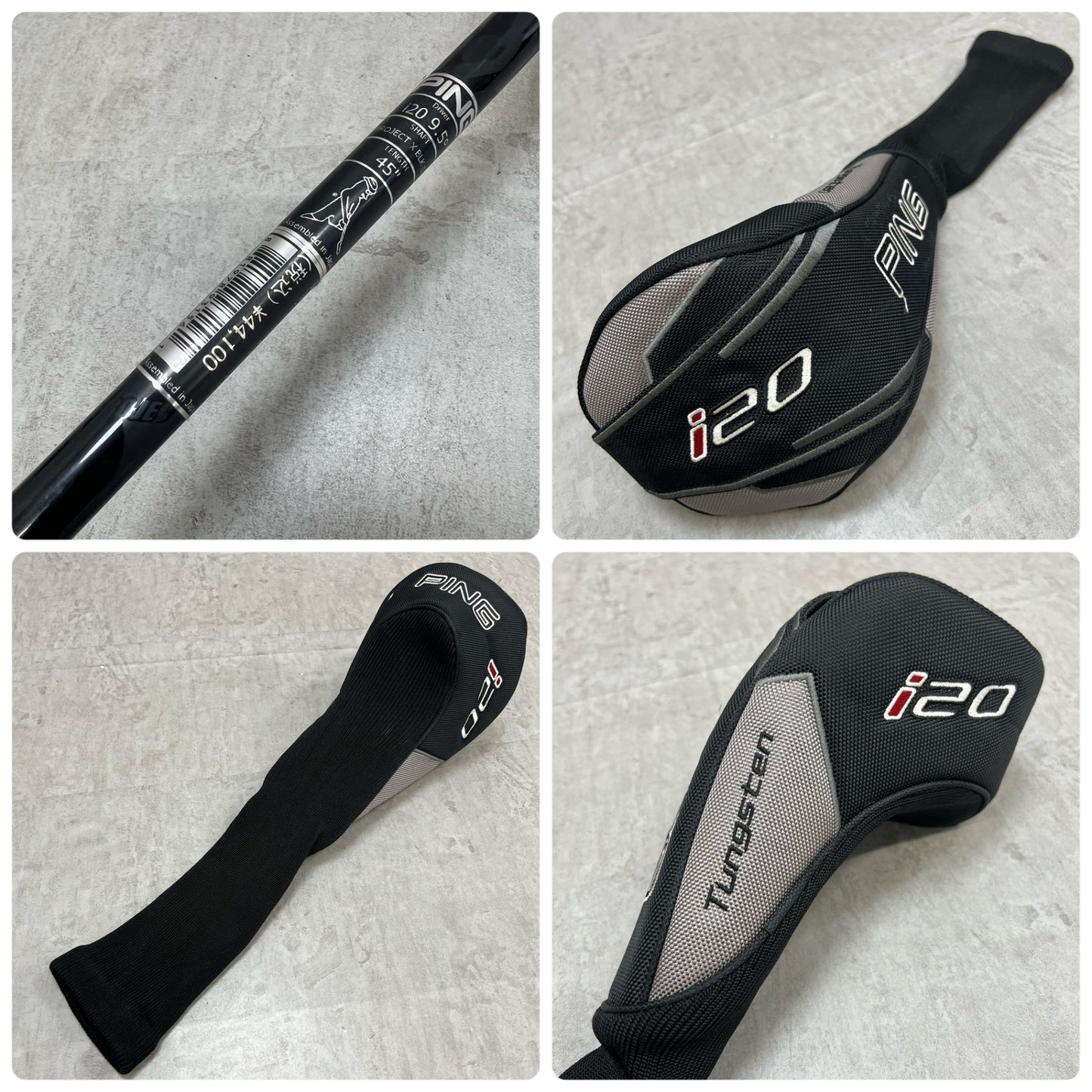 ピン　i20　メンズゴルフドライバー　DR　カーボンシャフト　プロジェクトX　フレックス5.5　右利き　PING　PROJECT X