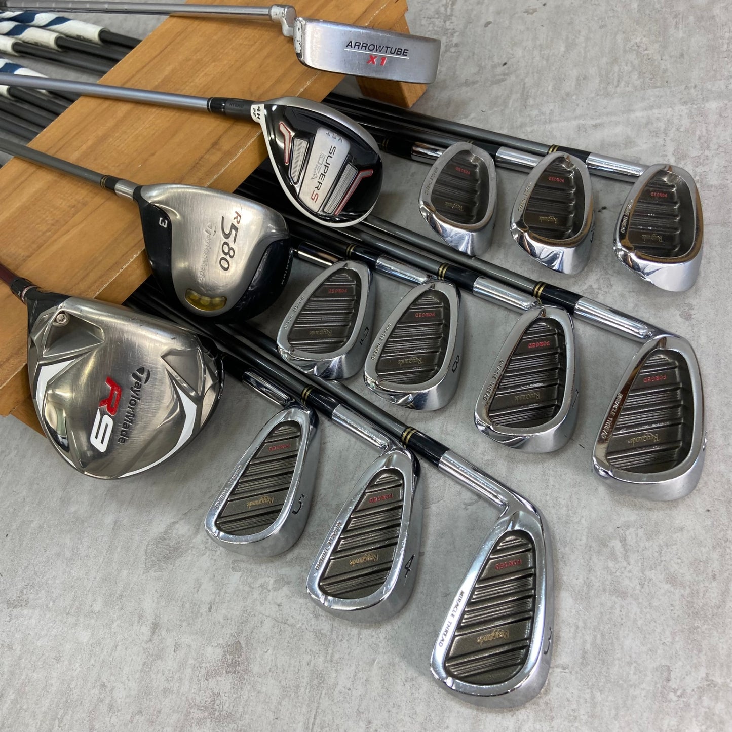 レフティー　テーラーメイド　アディダス　メンズゴルフセット　14本　左利き用　S　TaylorMade　adidas