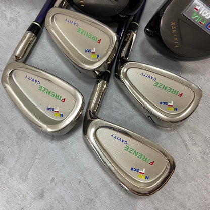 フィラ　フィレンツェ　レディースゴルフ　クラブセット　7本　右利き用　FILA GOLF　FIRENZE