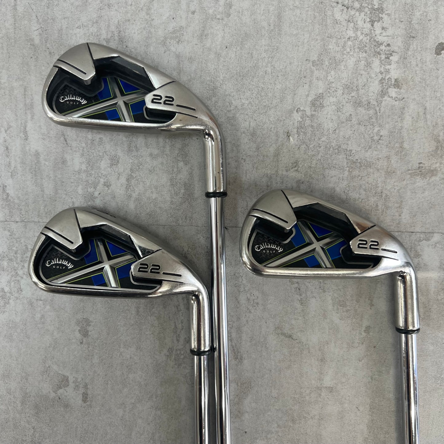 キャロウェイ　X22　メンズゴルフ　アイアンセット　6本　右利き用　UNIFLEX　Callaway