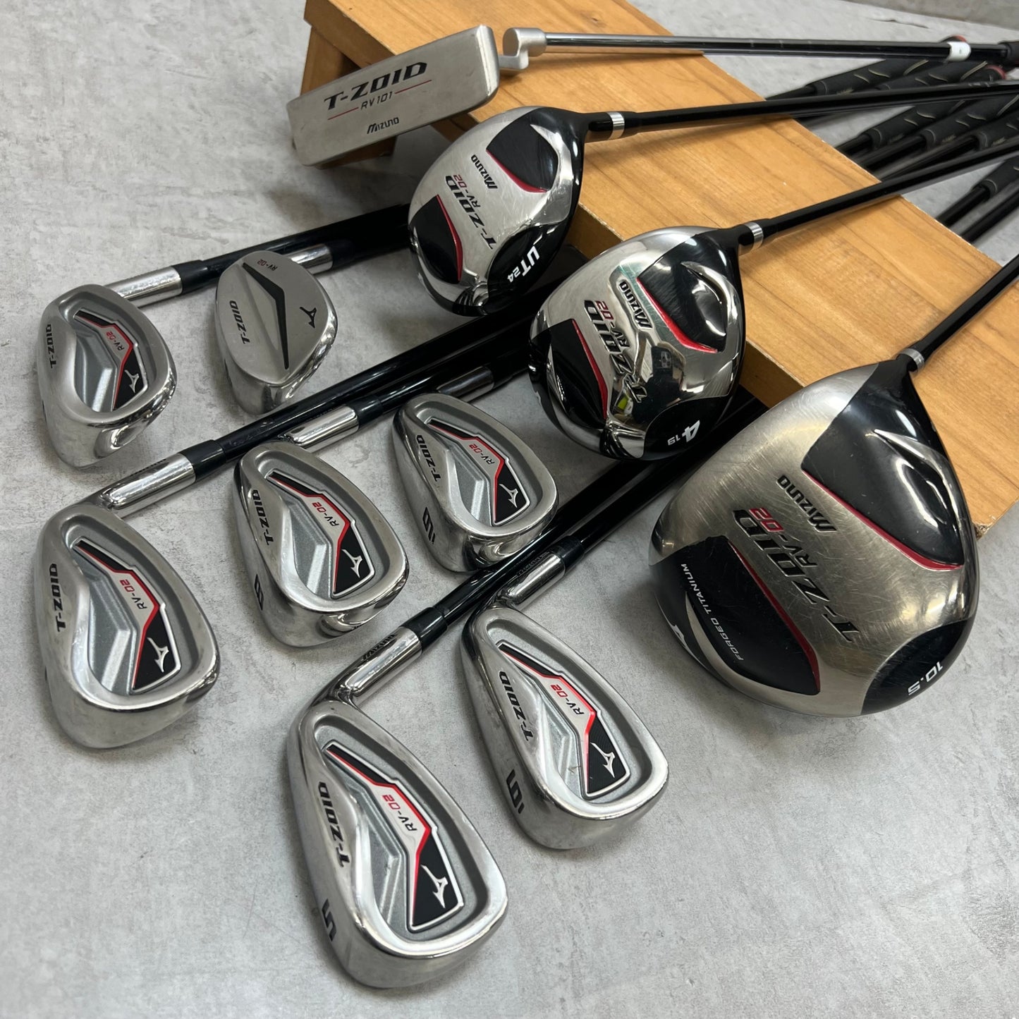 ミズノ　T-ZOID RV02　メンズゴルフ　クラブセット　11本　S　右利き用　Mizuno