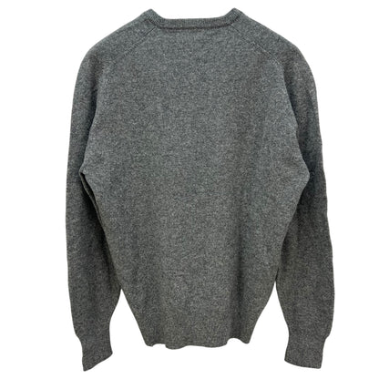 ブラックアンドホワイト　メンズゴルフウェア　Vネックセーター　L　グレー　Black＆White 　アパレル