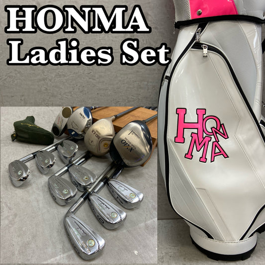 ゼクシオ ホンマ レディースゴルフ クラブセット 12本 右利き用 カーボン L XXIO HONMA キャディバッグ付き