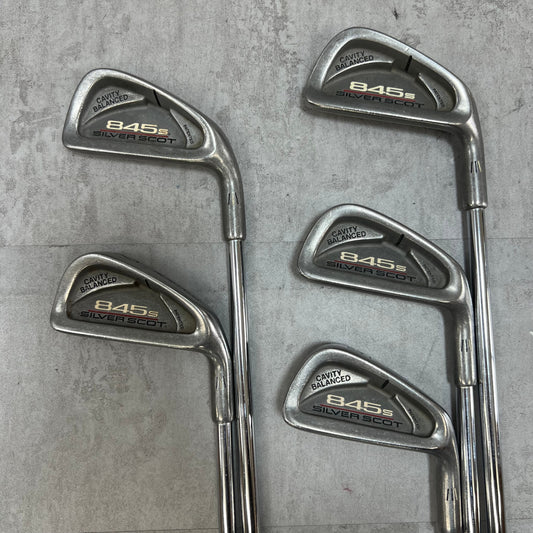 希少1番付きトミーアーマー シルバースコット 845S メンズゴルフ アイアンセット 11本 右利き用 スチール R Tommy Armour