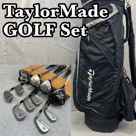 テーラーメイド メンズゴルフ クラブセット 11本 右利き用 S キャディバッグ付き TaylorMade