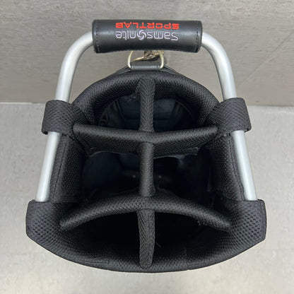 サムソナイト　ゴルフ　キャディバッグ　カート式　約9型　ブラウン　茶系　Samsonite