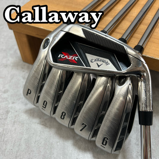 Callaway キャロウェイ  RAZR　レイザー　メンズゴルフ アイアンセット 右利き用 5番〜PW 6本 N.S.PRO スチール S
