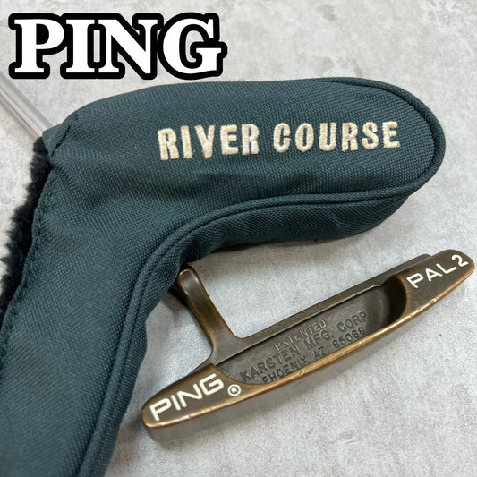 PING　PAL2 カッパー　メンズゴルフ　パター　右利き用　ピン　ヘッドカバー