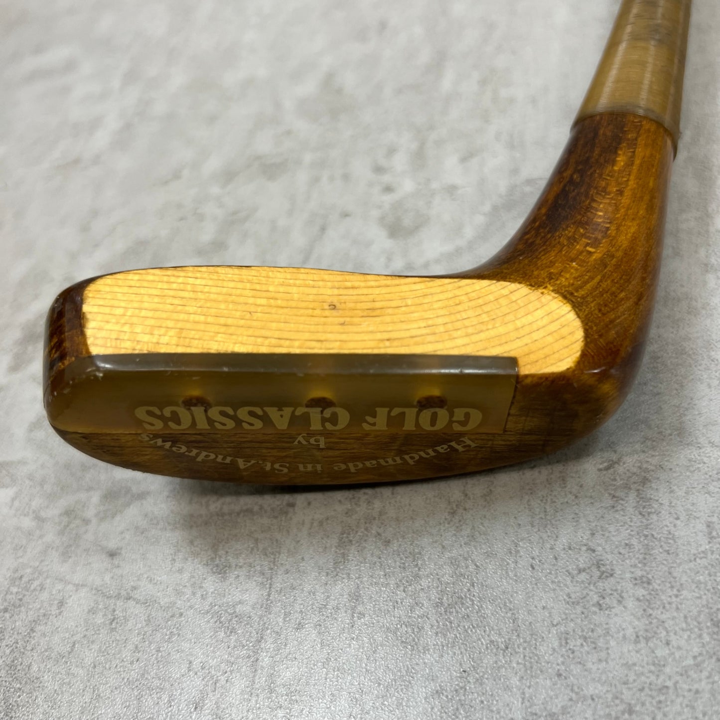 St.Andrews セントアンドリュース	　ゴルフクラシックス　ハンドメイド　木製パター　ピン型　32インチ　右利き用