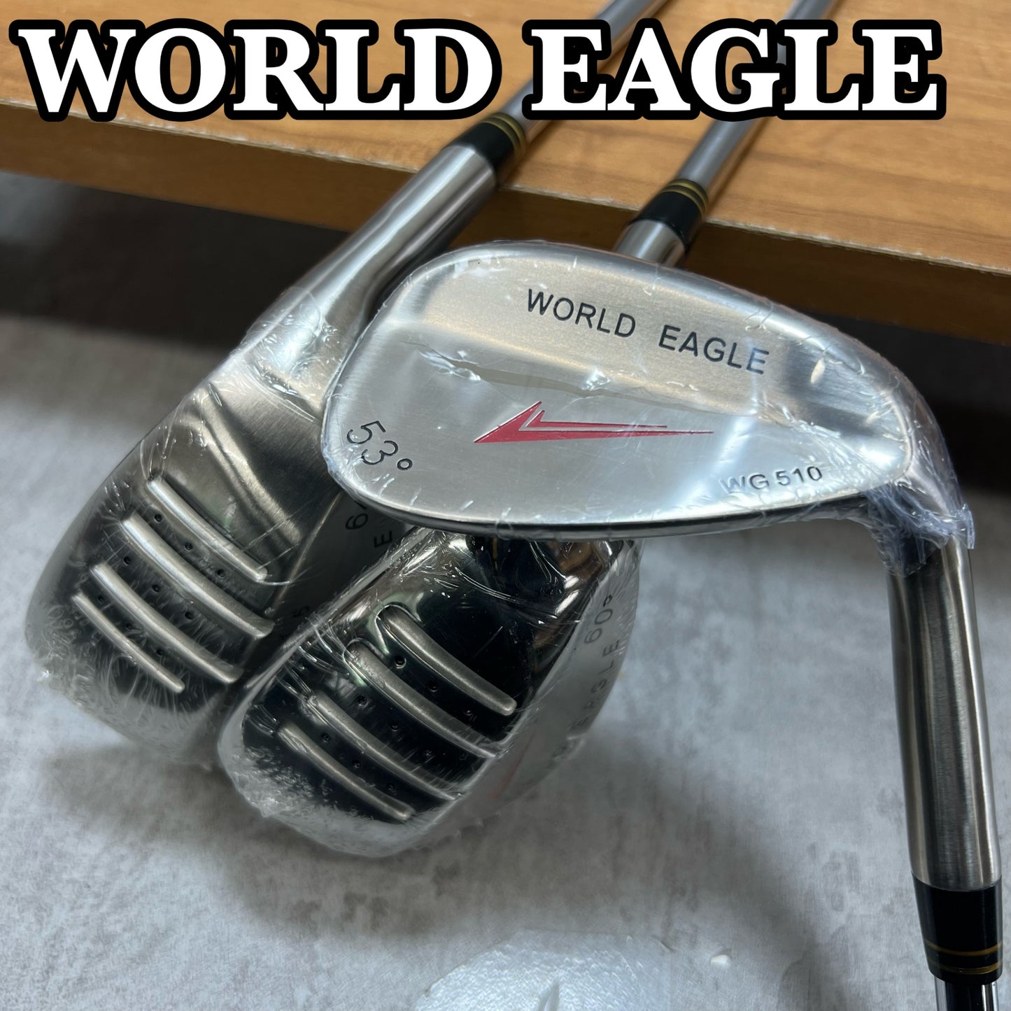 WORLD EAGLE　ワールドイーグル　メンズゴルフ　Wedge　ウェッジ	3本セット　アプローチウェッジ　ロブウェッジ　右利き用