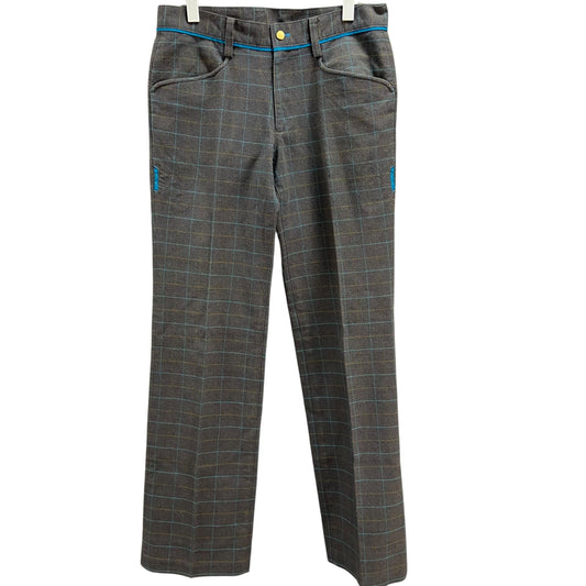 CALLAWAY　キャロウェイ　メンズ　男性用 パンツ　ズボン　ロング　チェック　グレー　Lサイズ