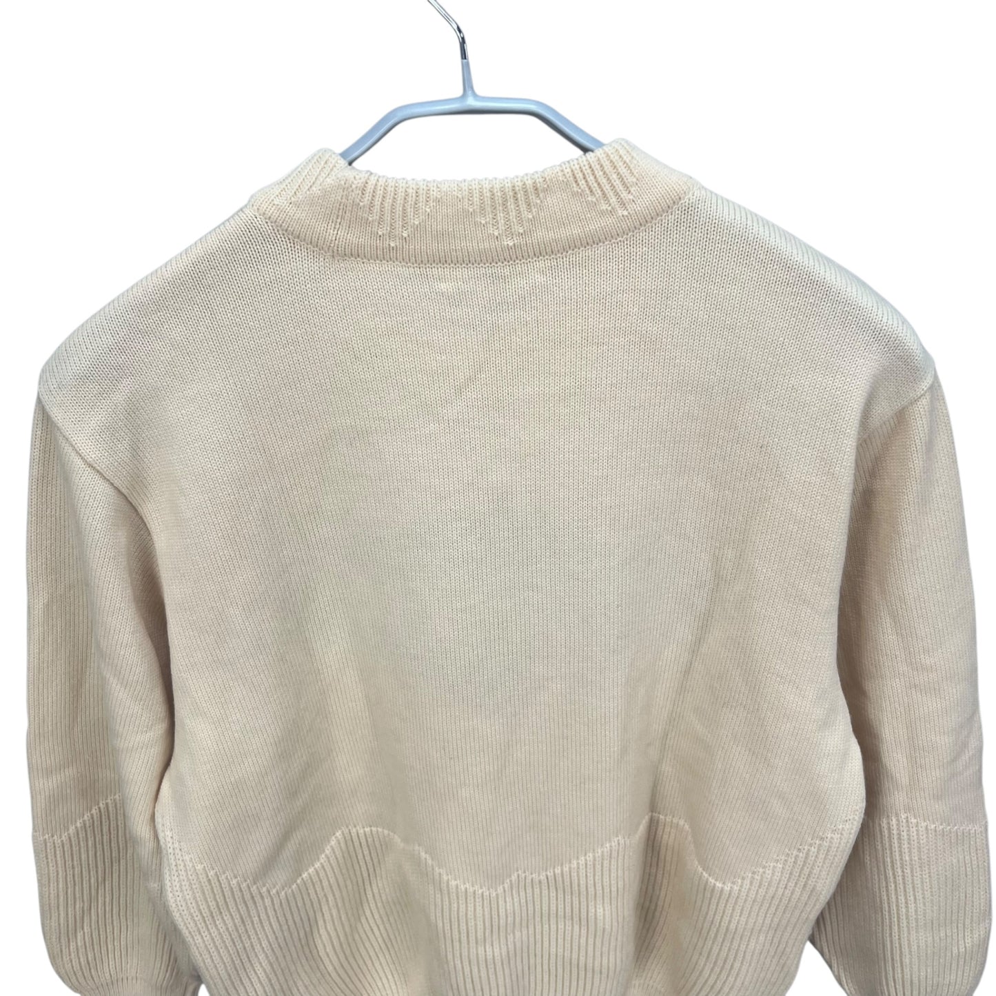 Chloe　クロエ　レディース　女性用 長袖トップス セーター　クルーネック　ラウンドネック　丸首　ベージュ　Mサイズ