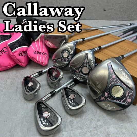 キャロウェイ ソレイル レディースゴルフ クラブ8本セット 右利き用 カーボン L Callaway Solaire ヘッドカバー付き