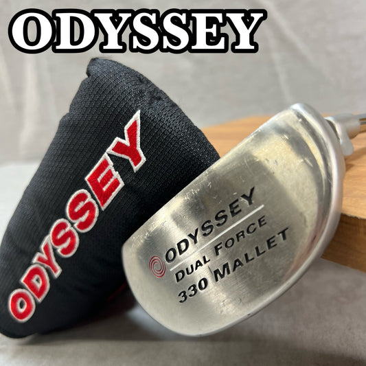 オデッセイ　デュアルフォース　330マレット　メンズゴルフ　パター　右利き用　ODYSSEY　DUAL　FORCE　330MALLET