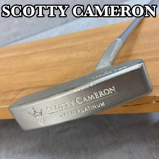 スコッティキャメロン　プロプラチナム　ラグナ　メンズゴルフ　パター　右利き用　SCOTTY CAMERON　PRO PLATINUM　LAGUNA TWO