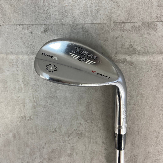 タイトリスト　ボーケイデザイン　SM6　K GRIND　メンズゴルフ　サンドウェッジ　SW　右利き用　S　Titleist　VOKEYDESIGN
