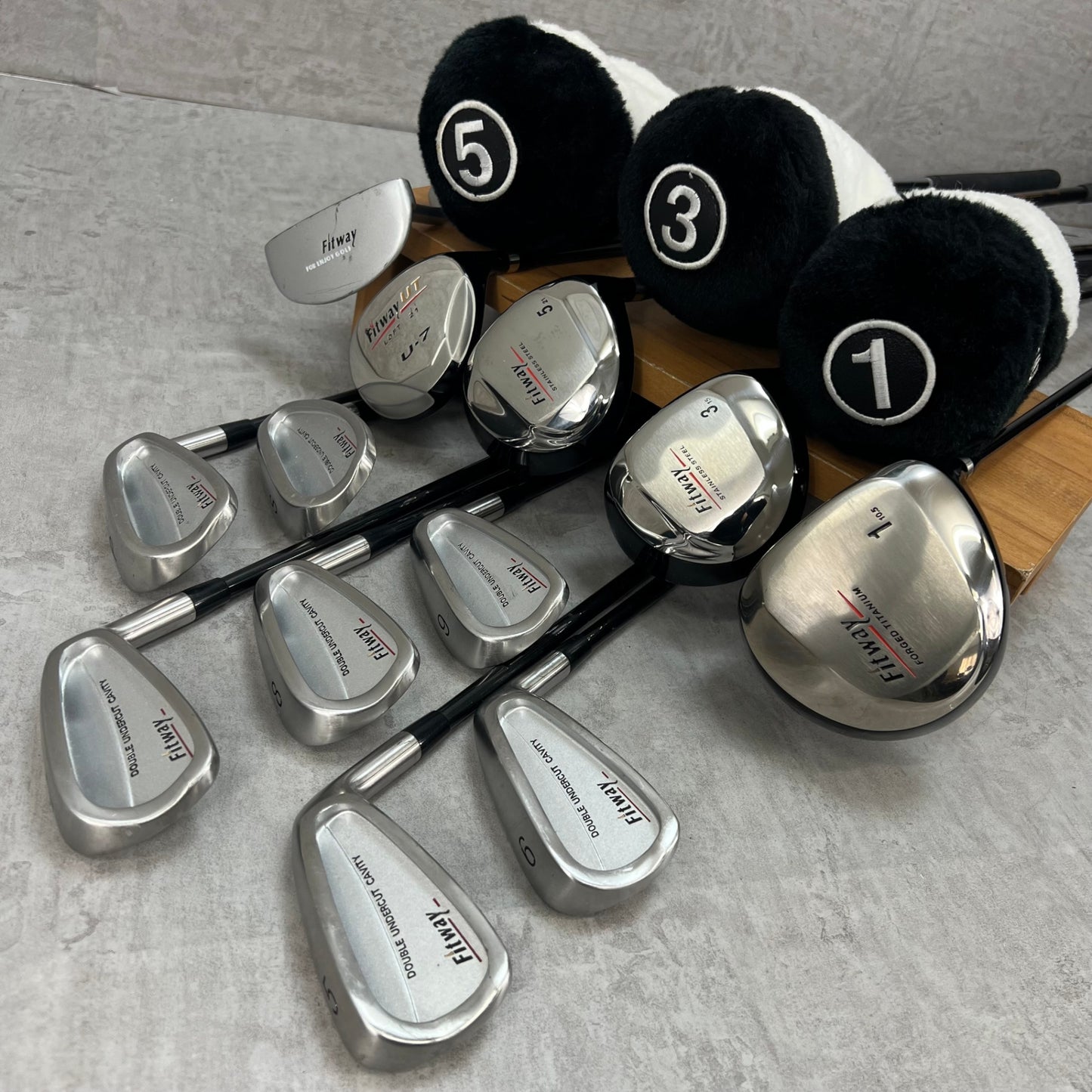 フィットウェイ　メンズゴルフ　クラブセット　12本　右利き用　Fitway
