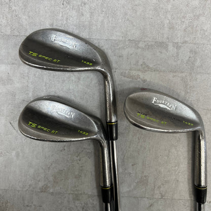 2000本限定品　FOURTEEN　フォーティーン　MT28　T.S　SPEC　RT　メンズゴルフ　ウェッジ3本セット　PW　ピッチング　AW　アプローチ　SW　サンド　48、53、58°　S　右利き用