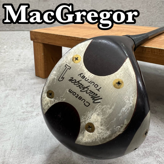 McGREGOR　マグレガー　ターニーカスタム　メンズゴルフ　　ドライバー　木製　パーシモン　右利き用