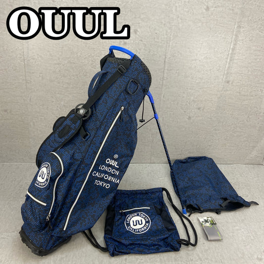 オウル　ゴルフ　スタンド式　スタンド式　キャディバッグ　シューズケース　ストラップカバー　約9型　OUUL
