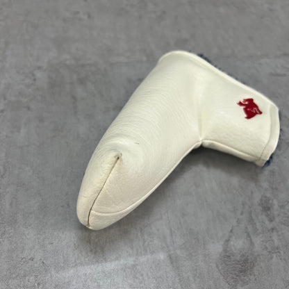 パーリーゲイツ　ゴルフクラブ用ヘッドカバー　パター　ピン型　ホワイト　白　レザー　うさぎ　PEARLY GATAS