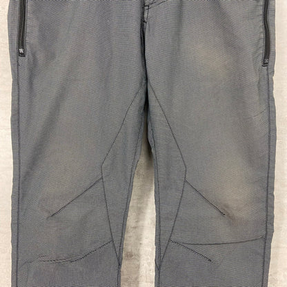 オークリー　メンズ　ゴルフパンツ　チェック　33　グレー　レッド　OAKLEY