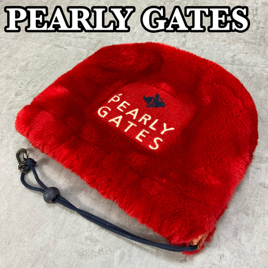 パーリーゲイツ　ゴルフクラブ用ヘッドカバー　アイアン　ボア　レッド　赤　PEARLY GATES
