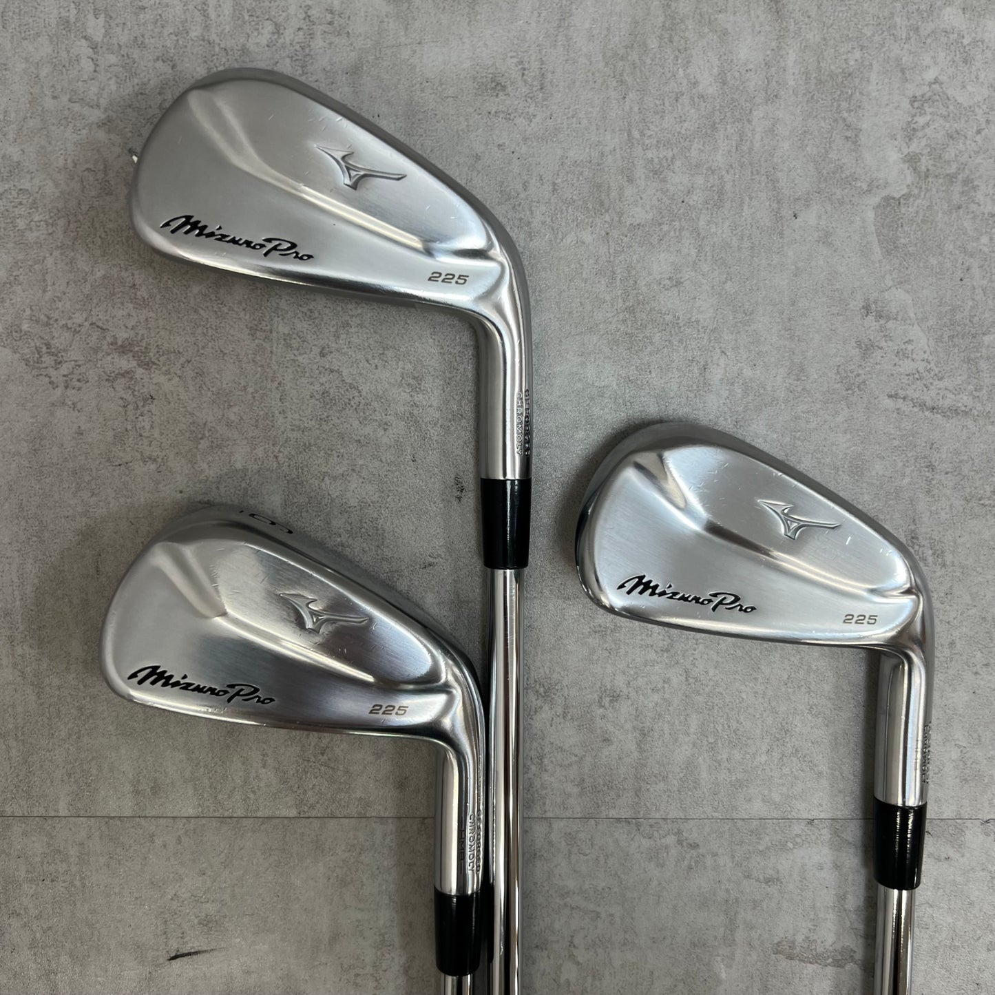 Mizuno Pro ミズノプロ 225 メンズゴルフ アイアンセット 6本 R300 右利き用 スチール DynamicGold 85 マッスルバック