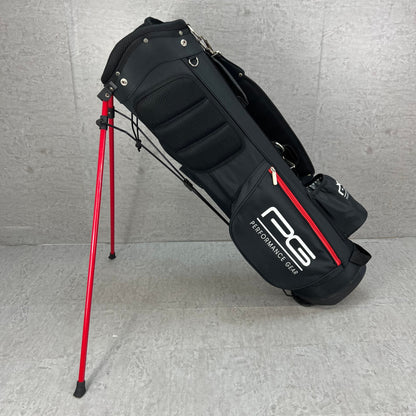 パフォーマンスギア　ゴルフ　スタンド式キャディバッグ　約８型　ブラック　黒　PERFORMANCE GEAR