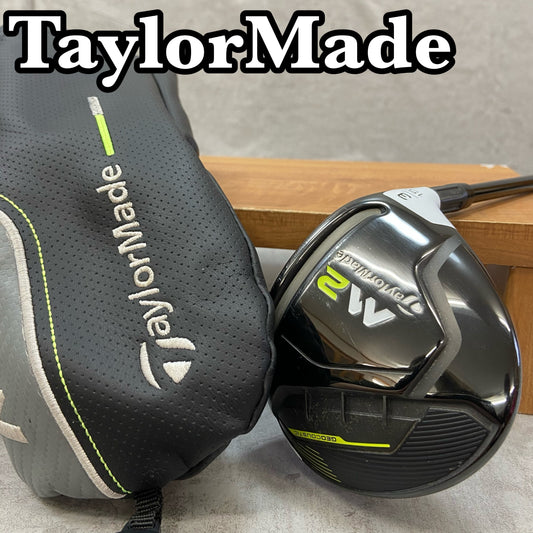 テーラーメイド　M2　メンズゴルフ　3W　SR　右利き用　フェアウェイウッド　TaylorMade　ヘッドカバー
