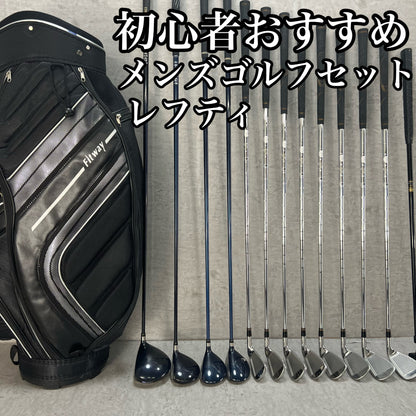 レフティー　ヨネックス　フィットウェイ　メンズゴルフ　クラブセット　13本　左利き用　YONEX　Fitway