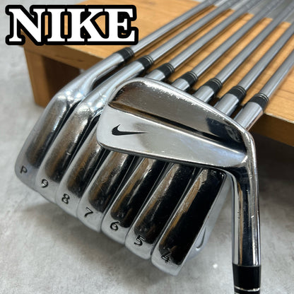 NIKE ナイキ マッスルバック メンズゴルフ アイアンセット 右利き 3番〜PW 8本 N.S.PRO 750GH スチール R