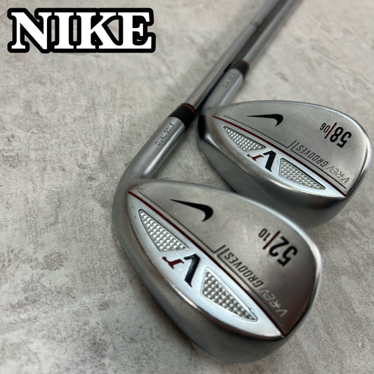 NIKE　Vr V-REV　メンズゴルフ　ウェッジ2本セット　S200　右利き用　AW　SW　アプローチ　サンド　ナイキ