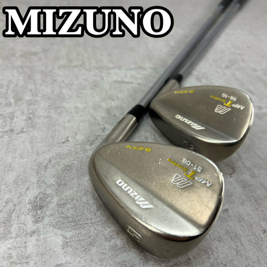 ミズノ　MP T series　メンズゴルフ　ウェッジ2本セット　右利き用　Mizuno アプローチ　サンド　51° 58°
