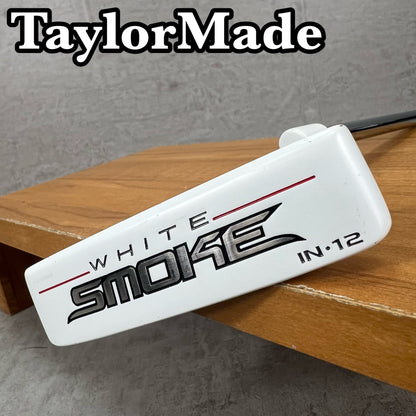 テーラーメイド　ホワイトスモーク IN･12　メンズゴルフ　パター　ピン型　約35インチ　右利き　TaylorMade　WHITE SMOKE