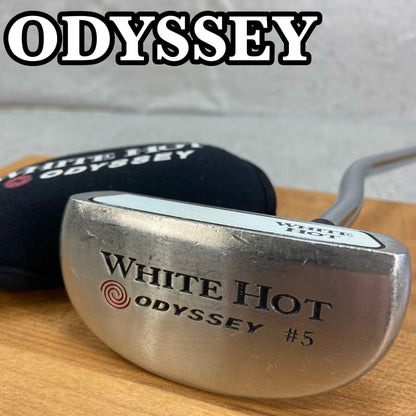 オデッセイ　ホワイトホット　♯5　4ドット　レディースゴルフ　パター　右利き用　マレット型　32インチ　ODYSSEY　WHITE　HOT