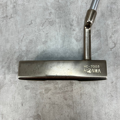 ホンマ　HC-7003　メンズゴルフ　パター　中空構造　ピン型　約34インチ　右利き　HONMA　CAVE PUTTER