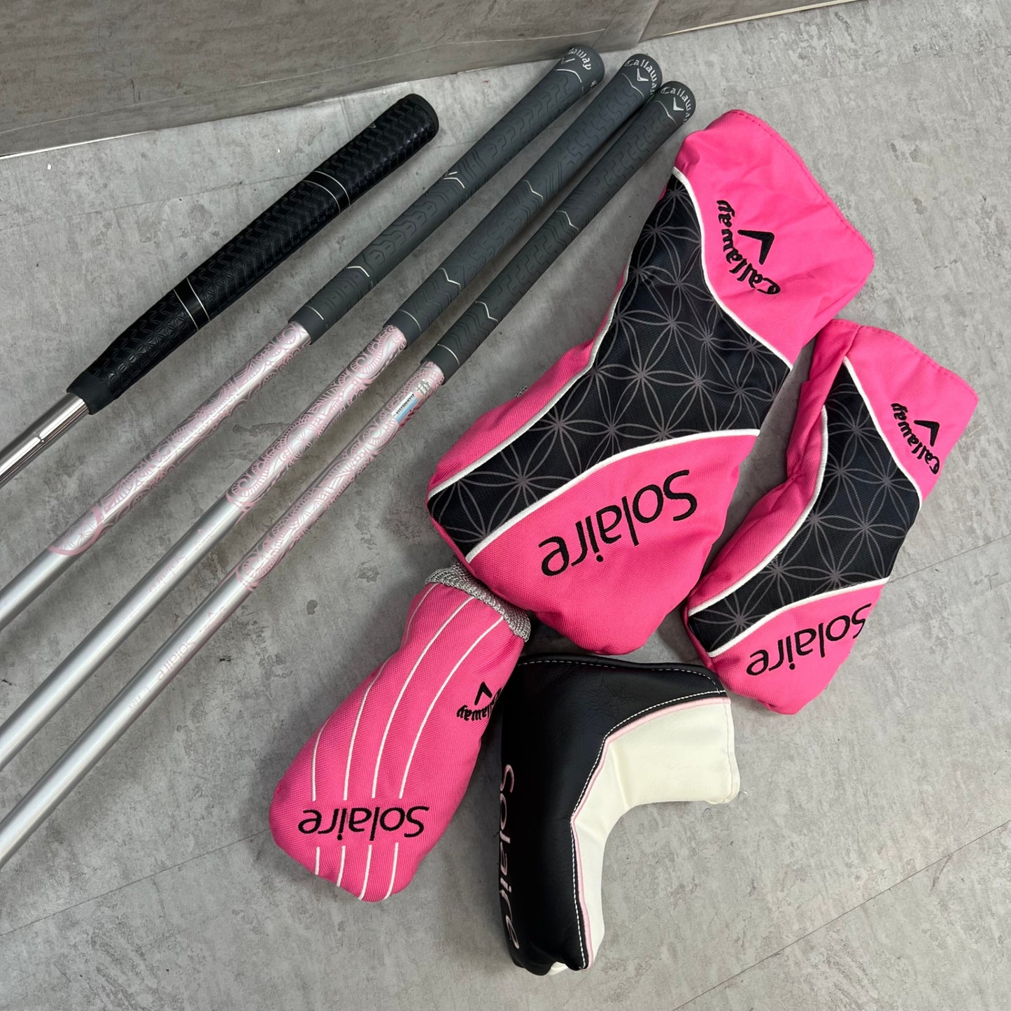 キャロウェイ ソレイル レディースゴルフ クラブ8本セット 右利き用 カーボン L Callaway Solaire ヘッドカバー付き