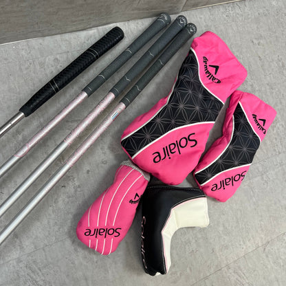 キャロウェイ ソレイル レディースゴルフ クラブ8本セット 右利き用 カーボン L Callaway Solaire ヘッドカバー付き