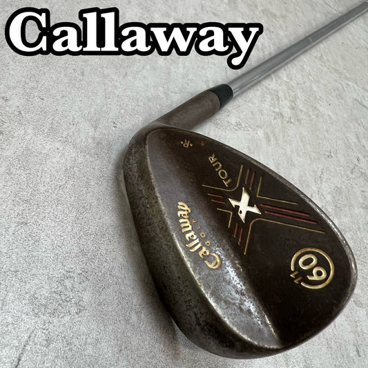 キャロウェイ　エックスツアー　ノンメッキ　メンズゴルフ　ウェッジ　右利き用　60°　ロブ　Callaway　X TOUR