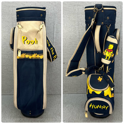 くまのプーさん　ゴルフ　カート式キャディバッグ　約８型　ポリエステル　キャラクター　Winnie the Pooh
